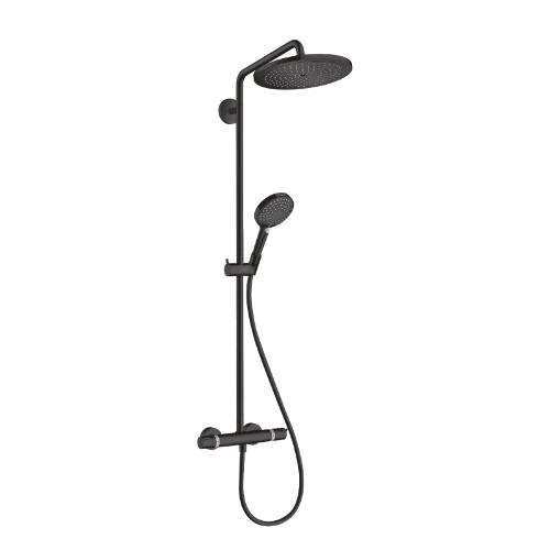 Hansgrohe Croma Select S 280 1jet écosmart Showerpipe - noir mat