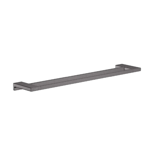 Hansgrohe AddStoris porte-serviette double noir chromé brossé