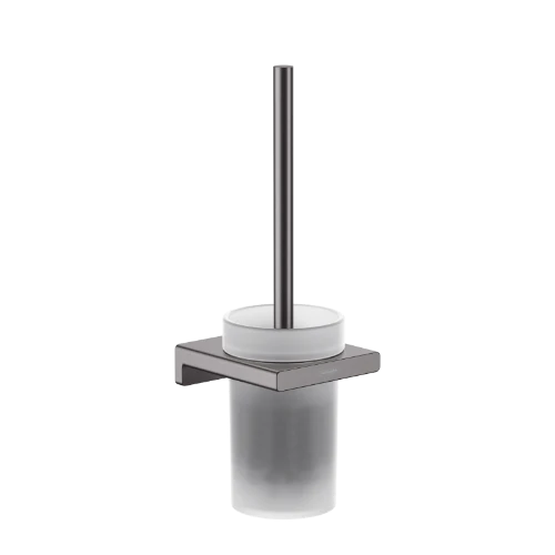 Hansgrohe AddStoris porte-brosse modèle mural noir chromé brossé