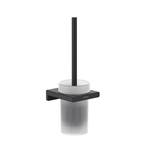 Hansgrohe AddStoris porte-brosse modèle mural noir mat