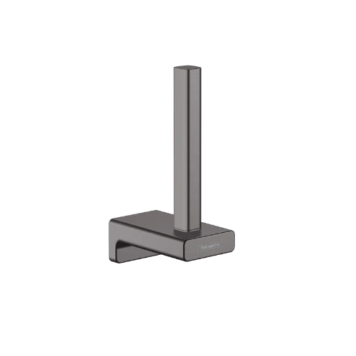 Hansgrohe AddStoris réserve porte-rouleau noir chromé brossé