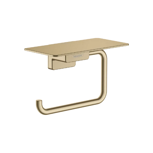 Hansgrohe AddStoris porte-rouleau avec tablette bronze brossé