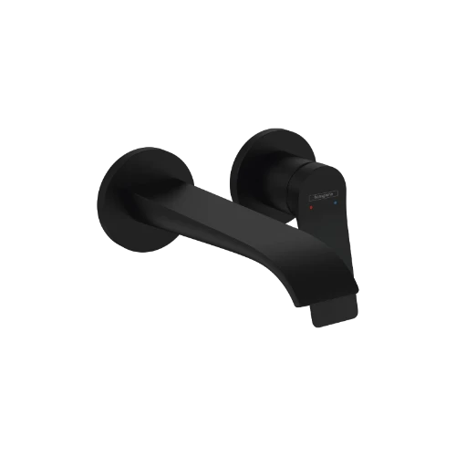 Hansgrohe Vivenis mitigeur lavabo 2-trous encastré 195 mm - noir mat
