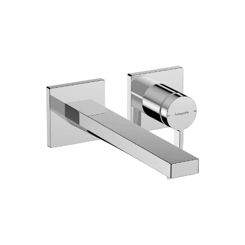 Hansgrohe Tecturis E mitigeur lavabo pour montage mural avec bec 225 mm - chromé