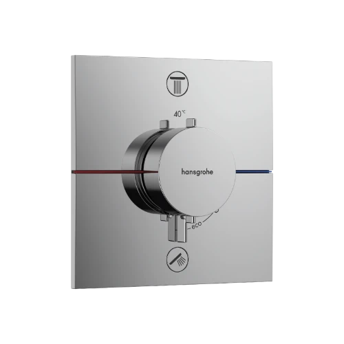 Hansgrohe Showerselect Comfort E robinet thermostatique encastré avec 2 fonctions - chromé
