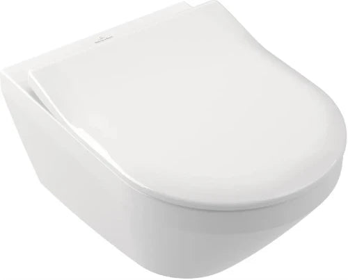 Villeroy & Boch Architectura toilette suspendue PACK TwistFlush E (toilette suspendue + siège exclusive avec softclose) sans rebord 370 x 530 mm - fixation cachée - blanc