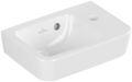 Villeroy & Boch O.Novo lave-mains compact 360 x 250 mm - blanc - avec trou de robinet droite - avec trop-plein