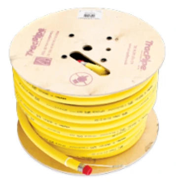 TracPipe PLT conduit de gaz flexible en inox 22 mm (rouleau 30m) - jaune - prix au mètre