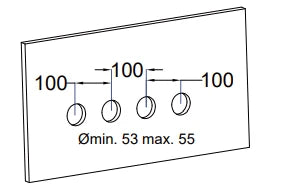 Procasa Vivo kit de finition pour thermostat de bain avec onduleur - bec de remplissage & douchette à main inclu - Brushed Copper PVD - cuivre brossé PVD