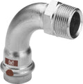 Viega Temponox inox courbe de transition 90° MF 35 x 5/4 M - Non compatible avec des installations d’eau potable