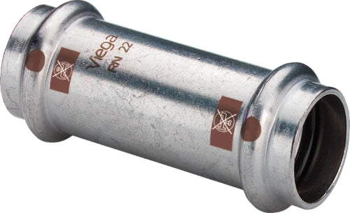 Viega Temponox inox manchon de réparation FF 28 x 28 mm - Non compatible avec des installations d’eau potable