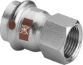Viega Temponox inox raccord de transition FF 28 x 3/4 F - Non compatible avec des installations d’eau potable