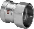 Viega Temponox XL inox raccord de transition FF 76,1 x 2 1/2 F - Non compatible avec des installations d’eau potable