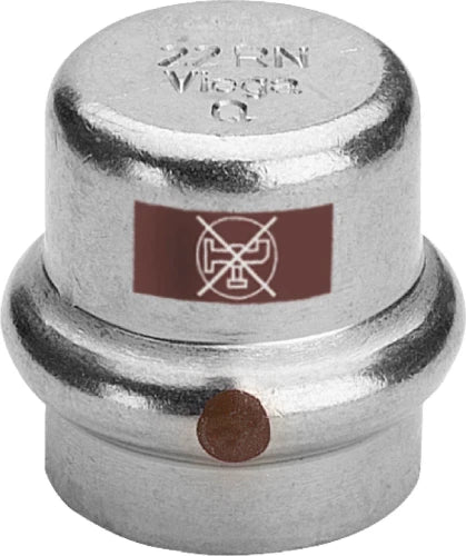 Viega Temponox inox bonnet F 35 mm - Non compatible avec des installations d’eau potable