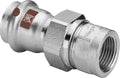 Viega Temponox inox raccord 3-pièces joint plat FF 35 x 5/4 F - Non compatible avec des installations d’eau potable