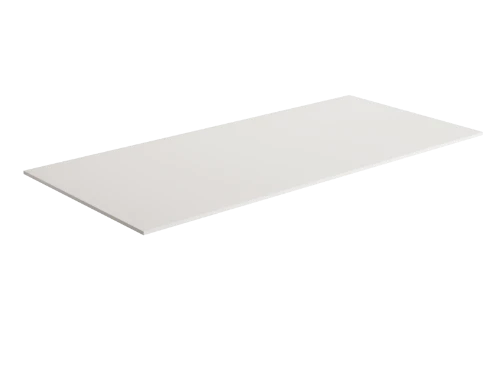 Procasa Klaire solid tablet 1800 x 460 x 9 mm - blanc mat - recoupable - sans trous