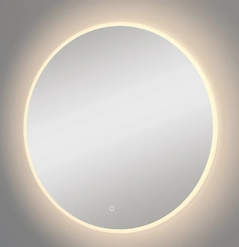 Procasa Universal panneau miroir ronde 600 x 600 mm - avec éclairage led - anti-buée - capteur - dimmable
