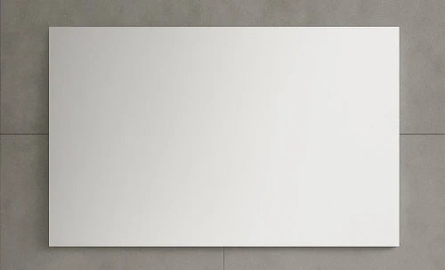 Procasa Universel panneau miroir 1000 x 600 mm aluminium cadre - sans éclairage avec interrupteur
