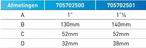 Begetube vanne antigel 5/4 - pour pomp à chaleur