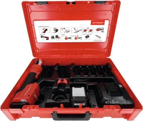 Rothenberger Romax Nano machine à sertir Basic Set - pile 2Ah - avec coffre
