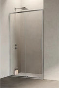 Samo Hexa porte coulissante 2000 x 1400 mm (1370-1410 mm) - transparant - chromé