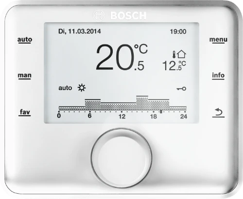 Bosch CR 400 régulation climatique pour max 4 circuits cv