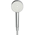 Ideal Standard IdealRain set de douchette - douchette 2jet 100 mm Chromé/blanc - support mural - Idealflex 1/2 x 1250 mm - 8 l/min