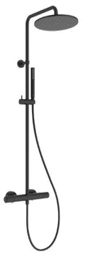 Ideal Standard CeraTherm T25 New système de douche EcoFlow - Silk Black - douchette à tige 1jet 6 l/min - douche principale 250 mm 8 l/min - IdealFlex 1/2 x 1750 mm