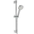 Ideal Standard IdealRain set de douche 600 mm - Chromé - douchette 2jet 100 mm Chromé/blanc - IdealFlex 1/2 x 1750 mm - 8 l/min
