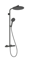 Hansgrohe Raindance Alive S Puro Showerpipe 300 mm 1jet EcoSmart avec thermostat Ecostat Element - Brushed Black Chrome