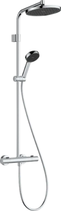 Hansgrohe Activera S Showerpipe 240 mm 1jet EcoSmart avec thermostat Ecostat Fine Varia - chromé