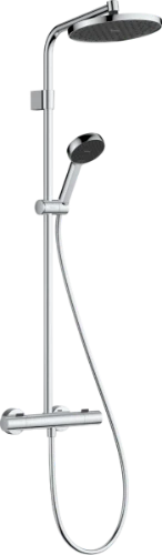 Hansgrohe Activera S Showerpipe 240 mm 1jet EcoSmart avec thermostat Ecostat Fine Varia - chromé
