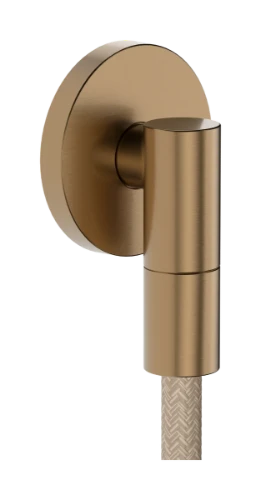 Hansgrohe FixFit Fine S raccord mural avec clapet anti-retour - Brushed Bronze