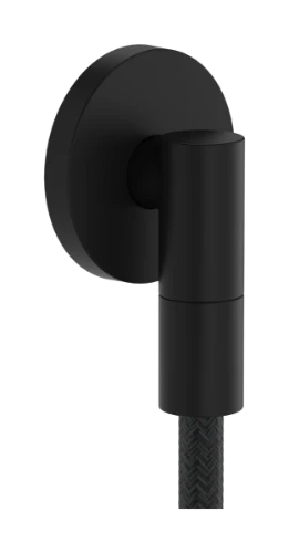 Hansgrohe FixFit Fine S raccord mural avec clapet anti-retour - Matt Black