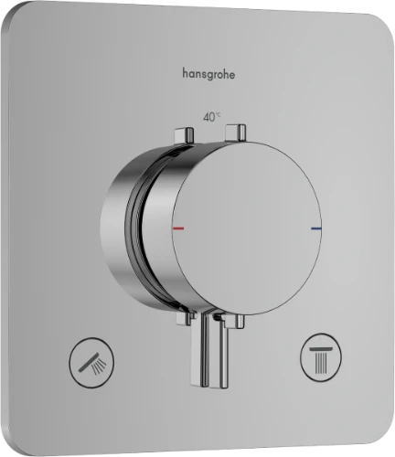 Hansgrohe Ecostat Comfort Q thermostat à encastrer 2 systèmes - chromé