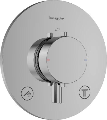 Hansgrohe Ecostat Comfort S thermostat à encastrer 2 systèmes - chromé