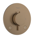 Hansgrohe Ecostat Comfort S thermostat à encastrer 2 systèmes - Brushed Bronze