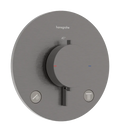 Hansgrohe Ecostat Comfort S thermostat à encastrer 2 systèmes - Brushed Black Chrome