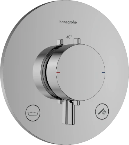 Hansgrohe Ecostat Comfort S thermostat à encastrer 2 systèmes - chromé