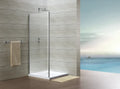 Procasa Free Basic paroi lateral 1900 x 800 mm - transparant - chromé