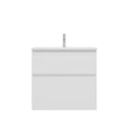 Procasa Klaire 65 - sous meuble lavabo avec 2 tirroirs 700 x 435 x 650 mm - découpe central - blanc