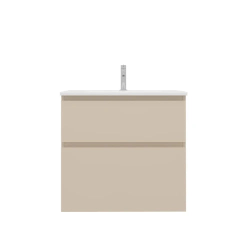 Procasa Klaire 65 - sous meuble lavabo avec 2 tirroirs 700 x 435 x 650 mm - découpe central - soft