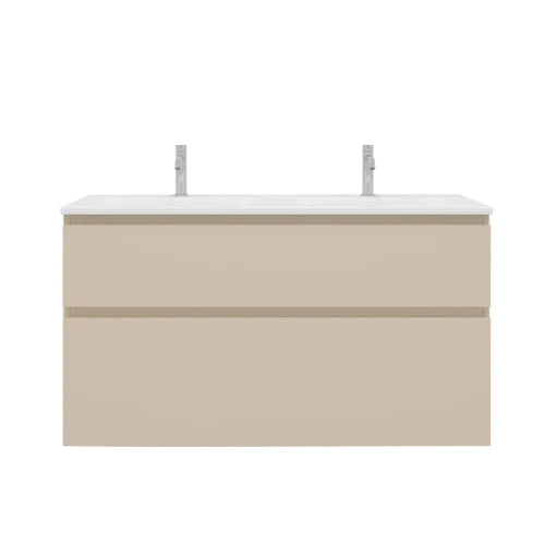 Procasa Klaire 65 - sous meuble lavabo avec 2 tirroirs 1200 x 435 x 650 mm - découpe double - soft