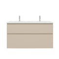 Procasa Klaire 65 - sous meuble lavabo avec 2 tirroirs 1200 x 435 x 650 mm - découpe double - soft