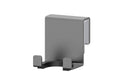 Procasa Vivo support pour raclette pour paroi - Gun Metal PVD - acier mat PVD