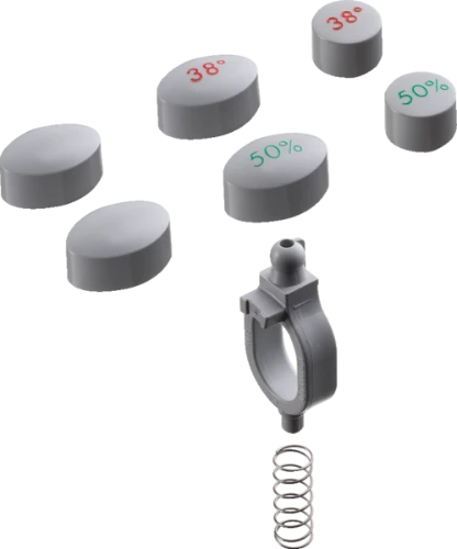Hansgrohe ET bouton poussoir pour thermo hg132410