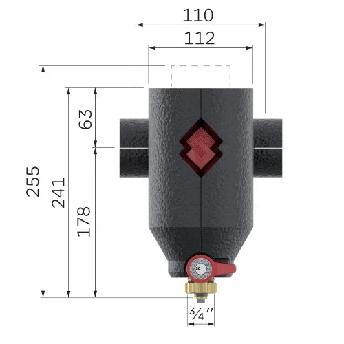 Flamco Clean Smart séparateur de boue Ecoplus FF 5/4 x 5/4