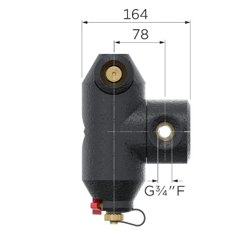 Flamco FlamcoVent Clean Ecoplus séparateur de boue+air FF 3/4 x 3/4
