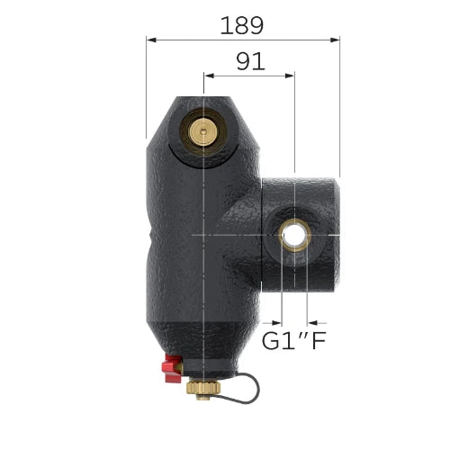 Flamco FlamcoVent Clean Ecoplus séparateur de boue+air FF 4/4 x 4/4