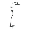 Hansa HansaMicra douche de pluie robinet noir mat (douchette 95mm - douche de tête 200mm)